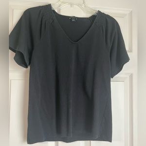 Ann Taylor Factory size small black blouse